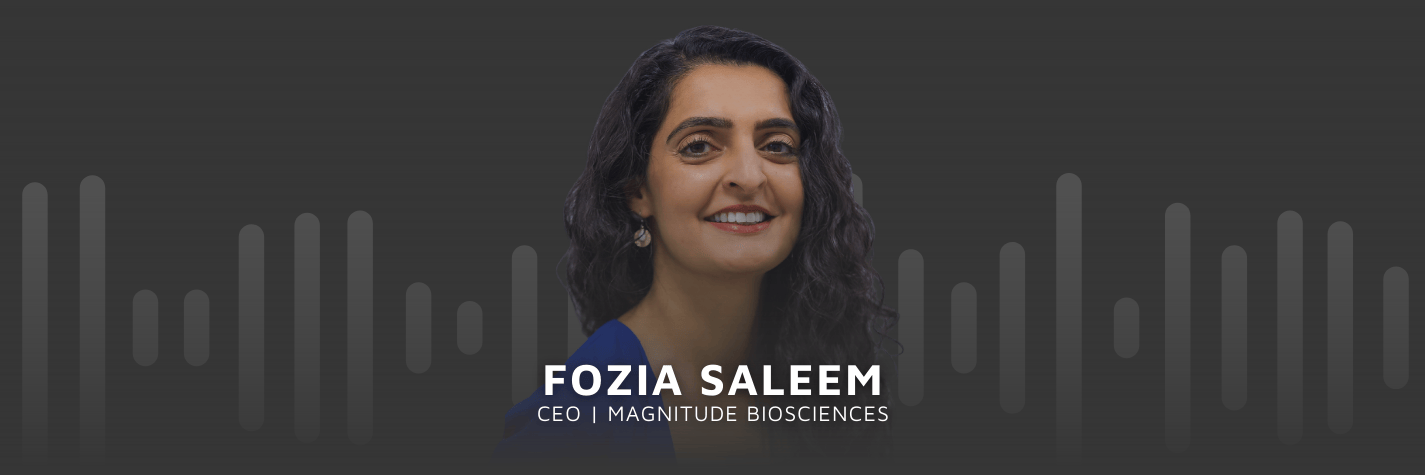 Dr Fozia Saleem, CEO of Magnitude Biosciences, on Maven's Invested Podcast 'Scaling for Success' special.