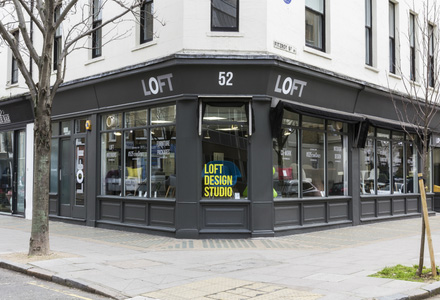 exterior shot of LOFT's design studio