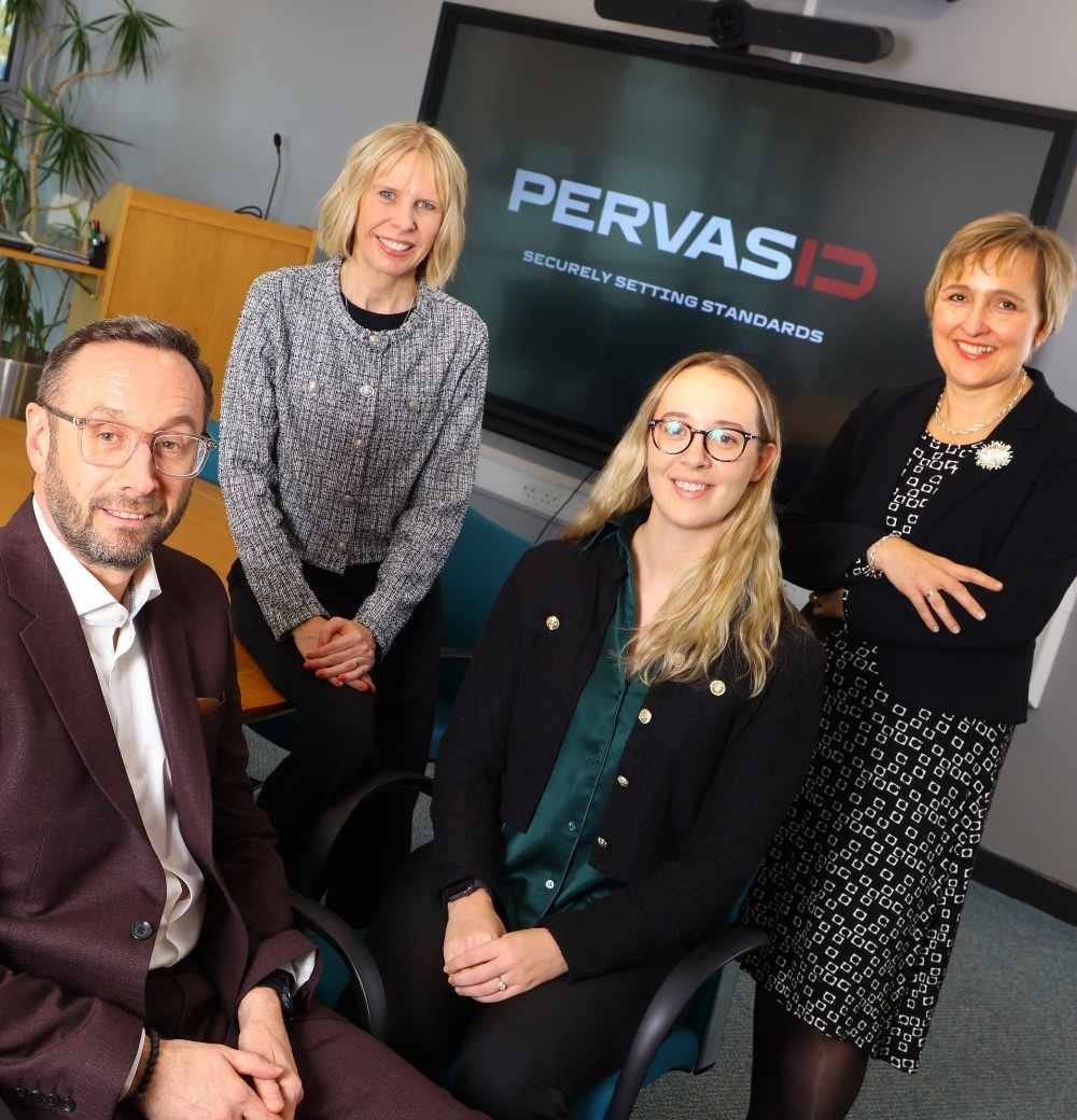 Peter Oram, CEO of PervasID, Sarah Newbould, Senior Manager at British Business Bank, Rebecca MacDermid, Investment Manager at Maven and Sarah Slaven, Managing Director of Business Durham.