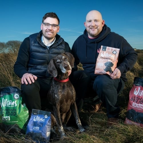 Rob Stevenson, Investment Manager at Maven and Craig Wallace, Managing Director at Wilsons Pet Foods.